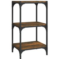 Bücherregal Räuchereiche 40x33x70,5 cm Holzwerkstoff und Stahl vidaXL von VIDAXL