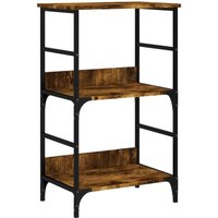 Bücherregal Räuchereiche 50x33x82 cm Holzwerkstoff Vidaxl von VIDAXL