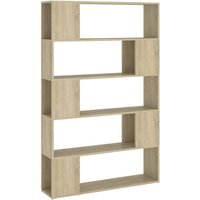 Bonnevie - Bücherregal Raumteiler,Standregal Sonoma-Eiche 100x24x155 cm Holzwerkstoff vidaXL von BONNEVIE