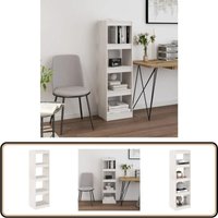 Vidaxl - Bücherregal Raumteiler Weiß 40x30x135,5 cm Massivholz Kiefer - Bücherregal - Raumteiler - Holzmöbel - Kiefernholz - Weißer Schrank Vidaxl - Bücherregal Raumteiler Weiß 40x30x135,5 cm Massivholz Kiefer - Bücherregal - Raumteiler - Holzmöbel - Kiefernholz - Weißer Schrank von VIDAXL