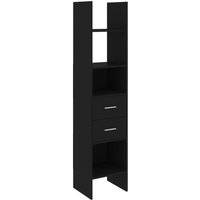 Bücherregal,Standregal Schwarz 40x35x180 cm Holzwerkstoff vidaXL von BONNEVIE