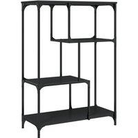 Bücherregal Schwarz 81x36x115 cm Holzwerkstoff und Stahl Vidaxl von VIDAXL