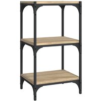 Bücherregal Sonoma-Eiche 40x33x70,5 cm Holzwerkstoff und Stahl vidaXL von VIDAXL