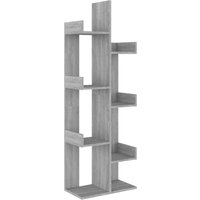 Bücherschrank 48x25,5x140 cm Grau Sonoma Holzwerkstoff Vidaxl Bücherschrank 48x25,5x140 cm Grau Sonoma Holzwerkstoff Vidaxl von VIDAXL