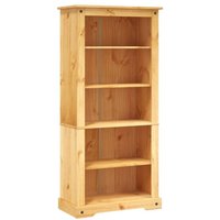 Vidaxl - Bücherschrank 5 Fächer Mexiko-Stil Kiefernholz 81x40x170 cm Braun von BONNEVIE