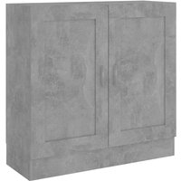 Bonnevie - Bücherschrank,Standregal Betongrau 82,5x30,5x80 cm Holzwerkstoff vidaXL von BONNEVIE