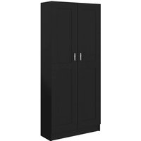 Bücherschrank,Standregal Schwarz 82,5x30,5x185,5 cm Holzwerkstoff vidaXL von BONNEVIE