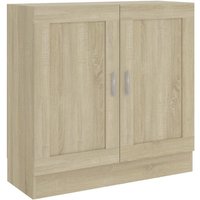 Bücherschrank Sonoma-Eiche 82,5x30,5x80 cm Holzwerkstoff Vidaxl Braun von BONNEVIE