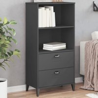 vidaXL Bücherschrank VIKEN Anthrazit 60x35x123 cm Holzwerkstoff von VIDAXL