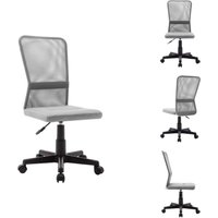 Vidaxl - Bürostühle - Living Bürostuhl Grau 44x52x100 cm Netzgewebe - Grau von VIDAXL