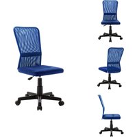 Vidaxl - Bürostuhl Blau 44x52x100 cm Netzgewebe - Bürostuhl - Netzstoffsessel - Ergonomischer Stuhl - Gamingstuhl - Swivel Chair von VIDAXL