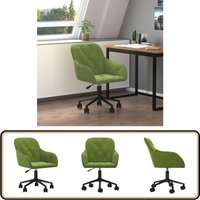 Bürostuhl Drehbar Hellgrün Samt - Bürostuhl - Drehstuhl - Samtstuhl - Gamingstuhl - Arbeitsplatzstuhl Bürostuhl Drehbar Hellgrün Samt - Bürostuhl - Drehstuhl - Samtstuhl - Gamingstuhl - Arbeitsplatzstuhl von VIDAXL