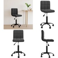 Bürostuhl Drehbar Schwarz Samt - Drehstuhl - Bürostuhl - Schreibtischstuhl - Samtsessel - Schwarzer Sessel - Home & Living Bürostuhl Drehbar Schwarz Samt - Drehstuhl - Bürostuhl - Schreibtischstuhl - Samtsessel - Schwarzer Sessel - Home & Living von VIDAXL