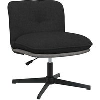 Vidaxl - Bürostuhl Drehbar Schwarz Stoff von VIDAXL