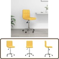 Bürostuhl Drehbar Senfgelb Stoff - Vidaxl Bürostuhl Drehbar Senfgelb Stoff - Vidaxl von VIDAXL