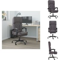 Bürostuhl mit Massagefunktion Grau Kunstleder - Massierender Bürostuhl - Ergonomischer Bürostuhl - Schreibtischstuhl - Gaming-Stuhl Bürostuhl mit Massagefunktion Grau Kunstleder - Massierender Bürostuhl - Ergonomischer Bürostuhl - Schreibtischstuhl - Gaming-Stuhl von VIDAXL