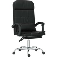 Bürostuhl mit Massagefunktion Schwarz Kunstleder vidaXL von VIDAXL