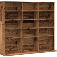 Vidaxl - CD-Regal Altholz-Optik 100x23x89,5 cm Holzwerkstoff 685746 von VIDAXL