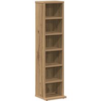 CD-Regal Artisan-Eiche 21x20x88 cm Holzwerkstoff Vidaxl von VIDAXL
