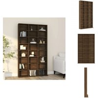 CD-Regal Braun Eichen-Optik 102x23x177,5 cm Holzwerkstoff - CD-Regal - Bücherregal - Wohnzimmermöbel - Medienregale - Holzmöbel CD-Regal Braun Eichen-Optik 102x23x177,5 cm Holzwerkstoff - CD-Regal - Bücherregal - Wohnzimmermöbel - Medienregale - Holzmöbel von VIDAXL