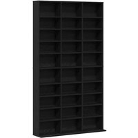 Vidaxl - CD-Schrank Schwarze Eiche 101 x 23 x 177,5 cm Holzwerkstoff von VIDAXL