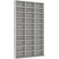 CD-Schrank Betongrau 102x16x177,5 cm Holzwerkstoff vidaXL532470 von BONNEVIE