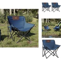 Campingstühle 2 Stk. mit Tasche Klappbar Blau - Campingstuhl - Klappstuhl - Gartenstuhl - Outdoor Stuhl - Picknickstuhl von VIDAXL