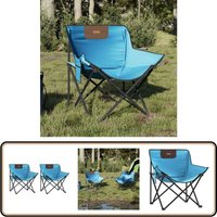 Campingstühle 2 Stk. mit Tasche Klappbar Hellblau - Campingstuhl - Klappstuhl - Gartenstuhl - Outdoor Stuhl - Picknickstuhl Campingstühle 2 Stk. mit Tasche Klappbar Hellblau - Campingstuhl - Klappstuhl - Gartenstuhl - Outdoor Stuhl - Picknickstuhl von VIDAXL