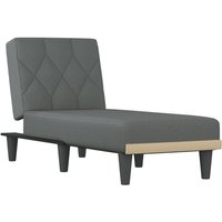 Chaiselongue Dunkelgrau Stoff Vidaxl Chaiselongue Dunkelgrau Stoff Vidaxl von VIDAXL