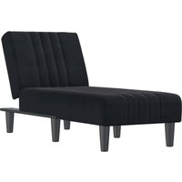 Chaiselongue Schwarz Samt Vidaxl Chaiselongue Schwarz Samt Vidaxl von VIDAXL