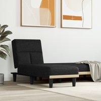 Chaiselongue Schwarz Stoff Vidaxl 313212 von VIDAXL