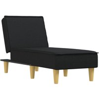 Chaiselongue Schwarz Stoff Vidaxl von VIDAXL