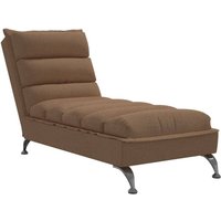 Chaiselongue mit Kissen Braun Stoff Vidaxl Chaiselongue mit Kissen Braun Stoff Vidaxl von VIDAXL