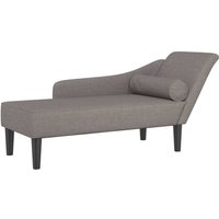 Chaiselongue mit Kissen Taupe Stoff Vidaxl Chaiselongue mit Kissen Taupe Stoff Vidaxl von VIDAXL