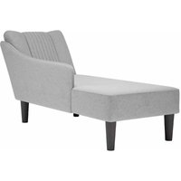 Chaiselongue mit Rechter Armlehne Wolkengrau Stoff Vidaxl Chaiselongue mit Rechter Armlehne Wolkengrau Stoff Vidaxl von VIDAXL