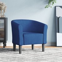 Vidaxl - Clubsessel Blau Stoff 81430 von VIDAXL