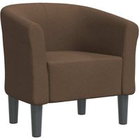 Clubsessel Braun Stoff Vidaxl Clubsessel Braun Stoff Vidaxl von VIDAXL