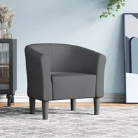 Clubsessel Dunkelgrau Stoff vidaXL93003 von VIDAXL
