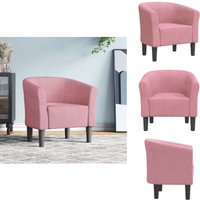 Clubsessel Rosa Samt - Clubsessel - Sessel - Schlafzimmersessel - Akzentstuhl Clubsessel Rosa Samt - Clubsessel - Sessel - Schlafzimmersessel - Akzentstuhl von VIDAXL