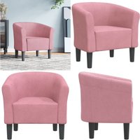 Clubsessel Rosa Samt - Vidaxl von VIDAXL