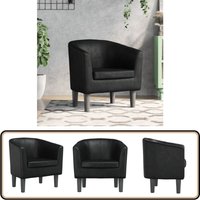 Clubsessel Schwarz Kunstleder - Moderner Sessel - Lounge Chair - Ecksofa - Wohnraum Dekoration - Schwarzes Sofa Clubsessel Schwarz Kunstleder - Moderner Sessel - Lounge Chair - Ecksofa - Wohnraum Dekoration - Schwarzes Sofa von VIDAXL