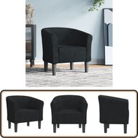 Clubsessel Schwarz Samt - Vidaxl Clubsessel Schwarz Samt - Vidaxl von VIDAXL