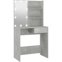 Schminktisch mit led Betongrau 74,5x40x141 cm Vidaxl Schminktisch mit led Betongrau 74,5x40x141 cm Vidaxl von VIDAXL