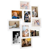 Vidaxl - Collage Bilderrahmen für 10x(10x15 cm) Fotos Weiß mdf von VIDAXL