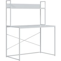 Bonnevie - Computertisch,Schreibtisch Weiß 110x60x138 cm Holzwerkstoff vidaXL von BONNEVIE