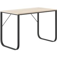 Computertisch Schwarz und Eiche-Optik 110x60x73cm Holzwerkstoff Vidaxl Computertisch Schwarz und Eiche-Optik 110x60x73cm Holzwerkstoff Vidaxl von VIDAXL