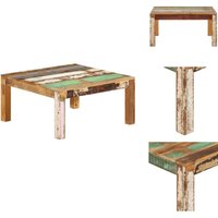 Couchtisch 80x80x40 cm Altholz Massiv - Holz Tisch - Couchtisch - Wohnzimmerstil - Landhausstil - Recyclingmöbel von VIDAXL