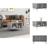 Couchtisch Betongrau 60x50x36,5 cm Holzwerkstoff - Couchtisch - Wohnzimmerstil - Holzwerkstoff Möbel - Sideboard - Grau Sofa Tisch Couchtisch Betongrau 60x50x36,5 cm Holzwerkstoff - Couchtisch - Wohnzimmerstil - Holzwerkstoff Möbel - Sideboard - Grau Sofa Tisch von VIDAXL