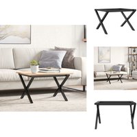 Couchtisch-Gestell in X-Form 60x40x38 cm Gusseisen - Tisch Gestell - Industrielles Design - Metall Tischbein - Couchtisch Beine - x Form Tischgestell von VIDAXL