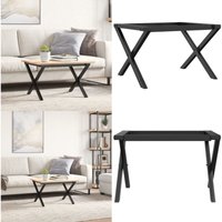 Vidaxl - Couchtisch-Gestell in X-Form 60x40x38 cm Gusseisen - Tisch Gestell - Industrielles Design - Metall Tischbein - Couchtisch Beine - x Form von VIDAXL